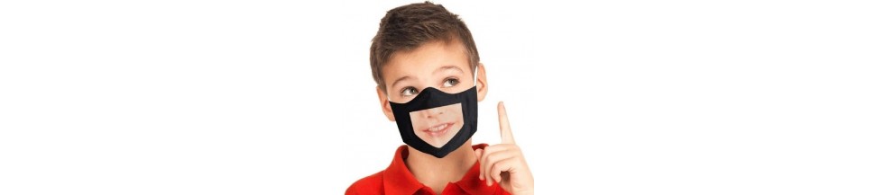 Μάσκες προστασίας ΑΝΕΜΠΟΔΙΣΤΗΣ ΕΠΙΚΟΙΝΩΝΙΑΣ (SMILE) παιδικές
